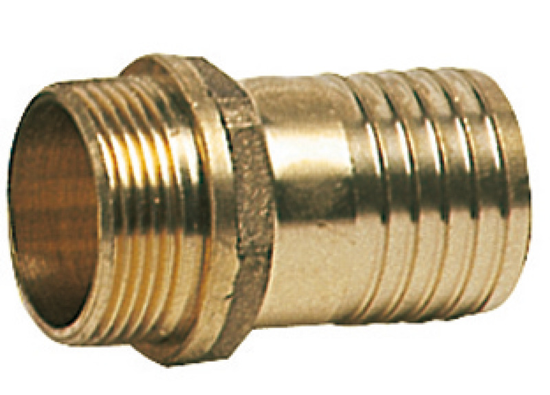 Cast brass male hose adaptor 1/4" x 8 mm