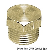 Plug male thread 1/4"