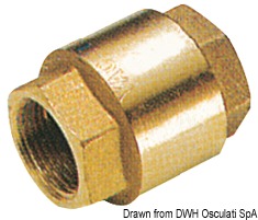 Brass check valve 1"1/2