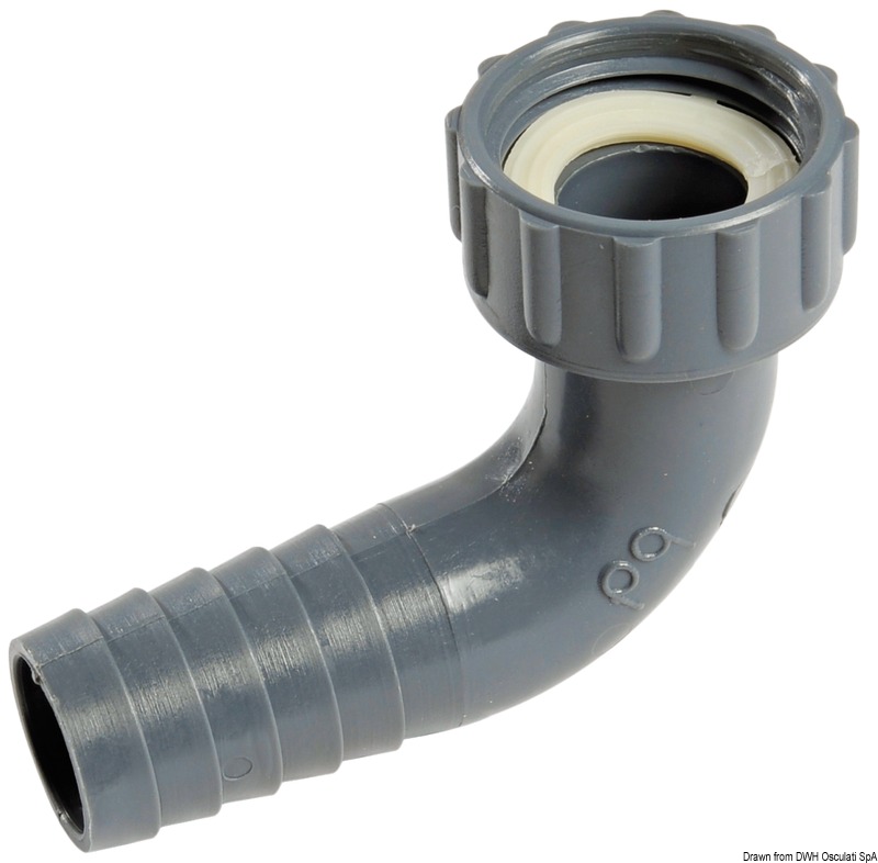 90° female hose adaptor 1"1/2 x 38 mm