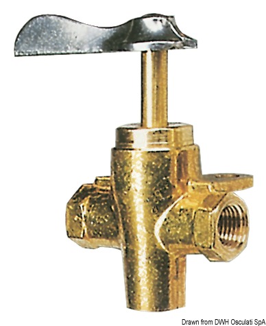 3-way fuel valve 3/8"