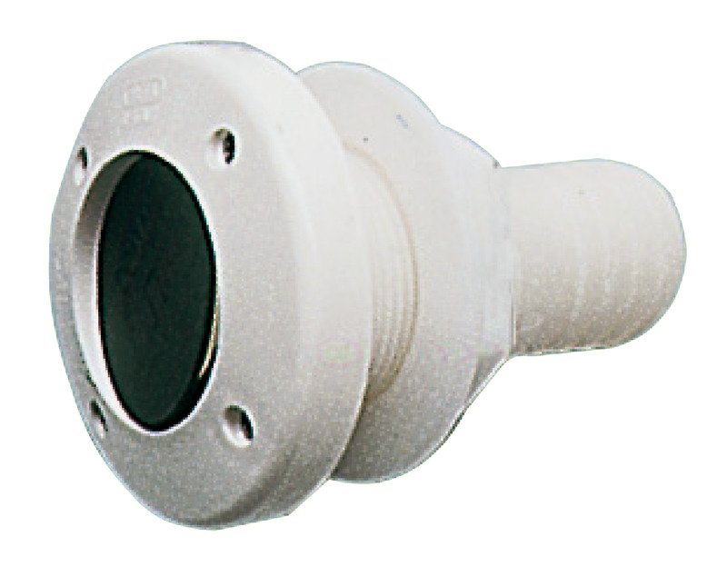 Seacock 1"1/2 w/check valve and hose adapter