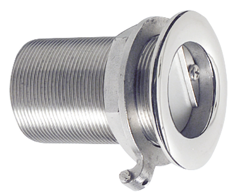 Seacock with check valve 1" 1/2