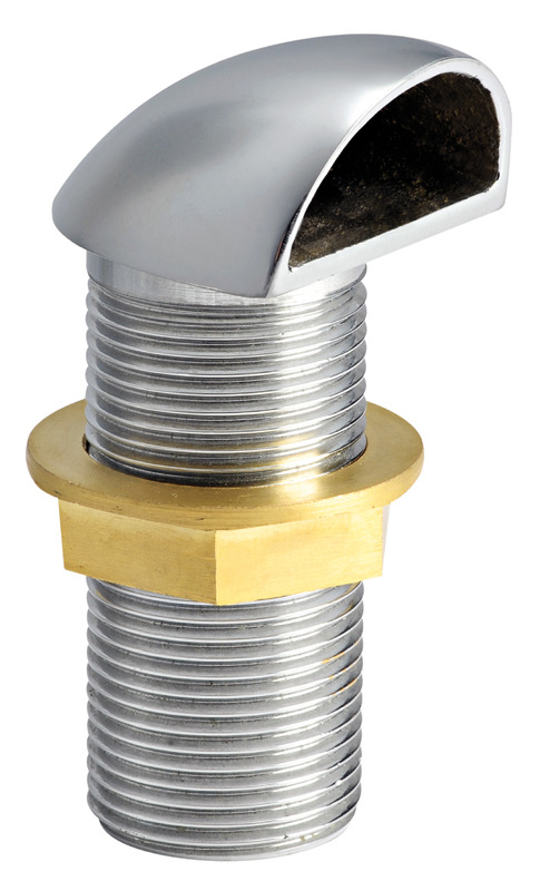 Chromed brass scupper 1"1/2