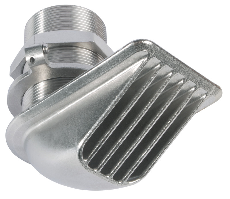 BHF thru hull scoop strainer AISI 316 2"