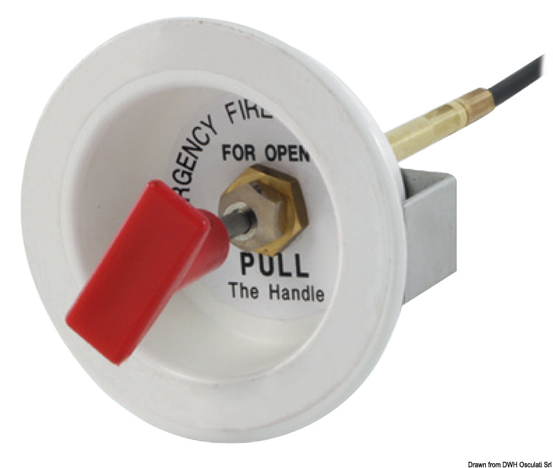 Flush mount compartment FUEL STOP