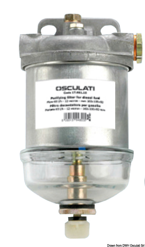 Purifying filter for diesel oil 65 l/h