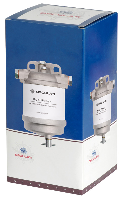 Diesel filter CAV 296 w/water drain
