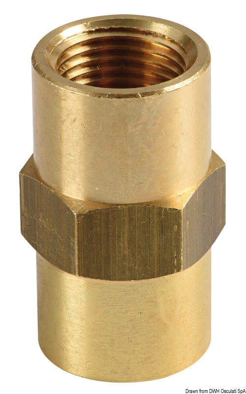 Female-female fitting for hose adaptor