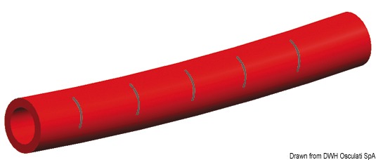 Whale cold water pipe 15 mm red (50m reel)