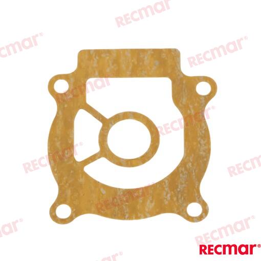 Water pump base gasket OEM: OMC: 5031419, 5036681; Suzuki: 17472-96300, 17472-96301, 17472-96302, 17472-96304, 17472-96304-000