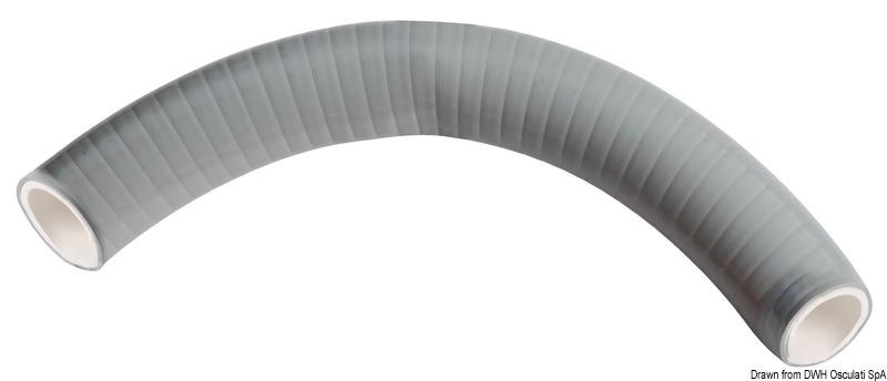 SUPERFLEX spiral hose grey PVC Ø 30 mm