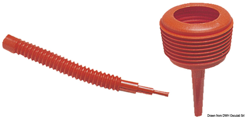 Anti-splash fuel funnel