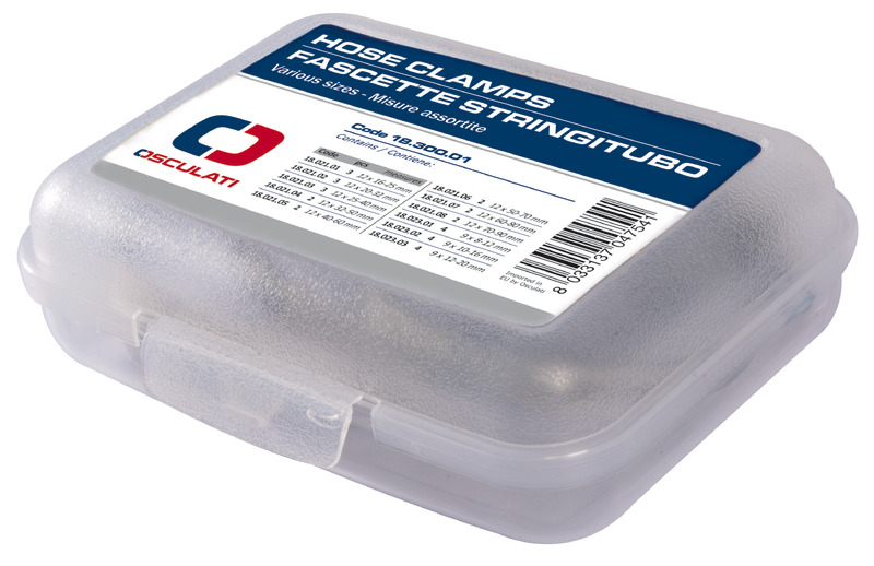 Kit 31 assorted hose clamps