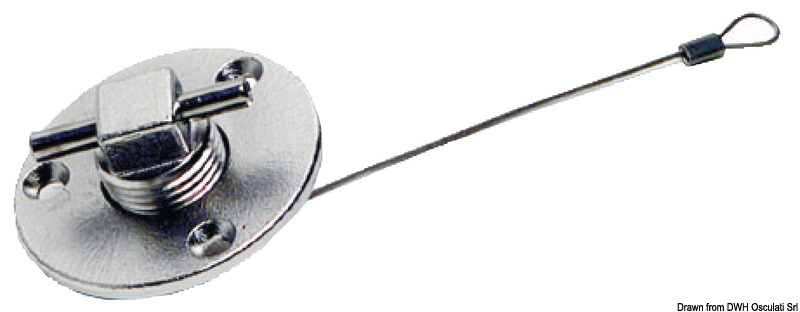 Drain plug w/manual T opening