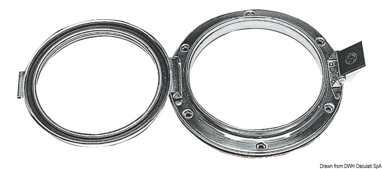 Vemefa portlight mirror-polished SS 100 mm