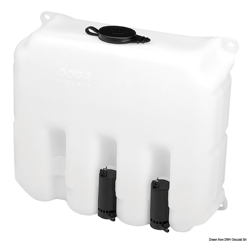 Window cleaning system 9.7 l 2 pumps 24 V