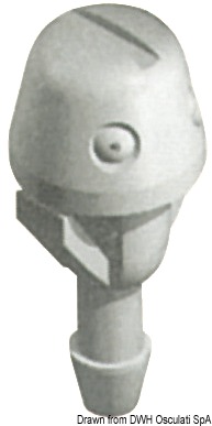 Spray nozzle f. windshieldwiper