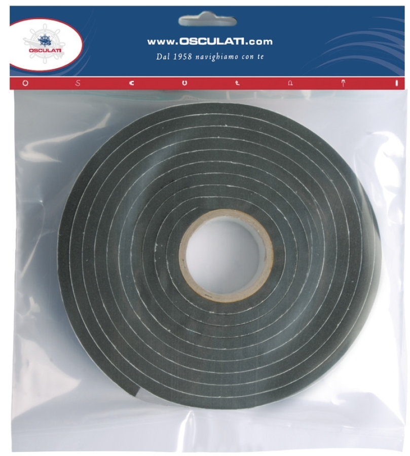 PVC adhesive tape f. portlights 10x15mm 5m