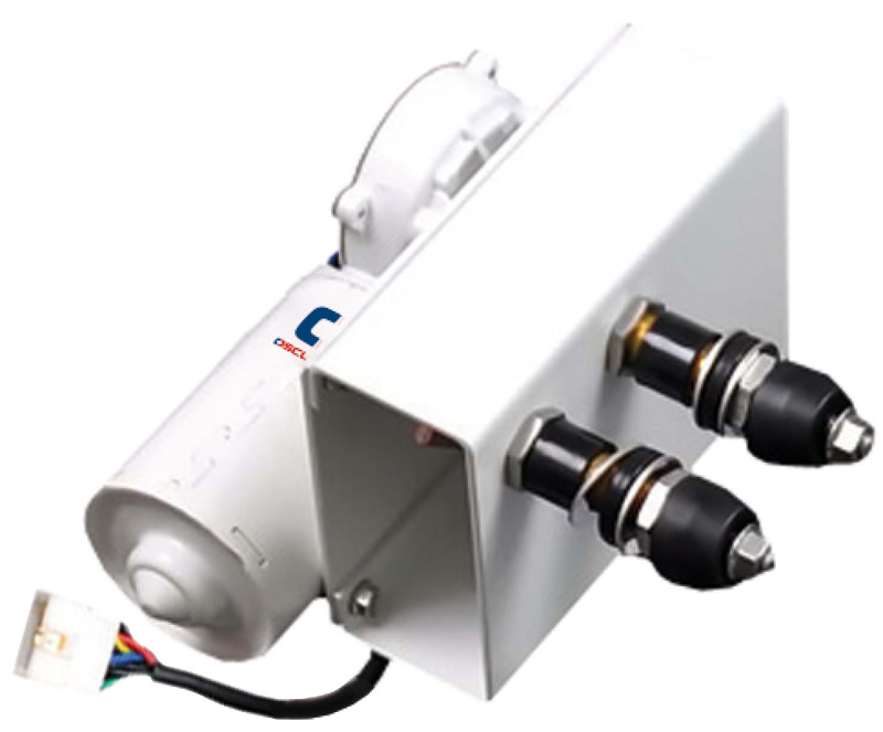 Motor for arms and blades 24 V 100 W