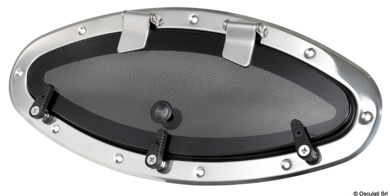 BOMAR Flagship ellipt. portlight AISI316 460x200mm