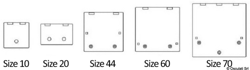 Grey Cover for Lewmar Flush Hatch size 20