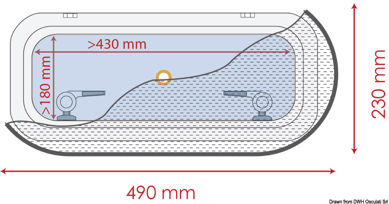 Flyscreen 490 x 230 mm