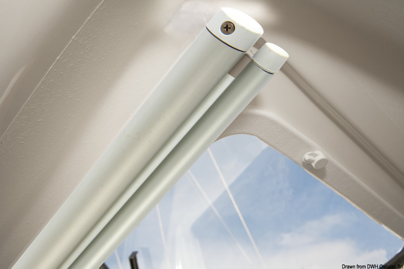 Oceanair roller blind 460 x 320 mm White roller hardware