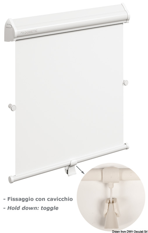 Oceanair Hatch Shade roller blind 679 x 700 W