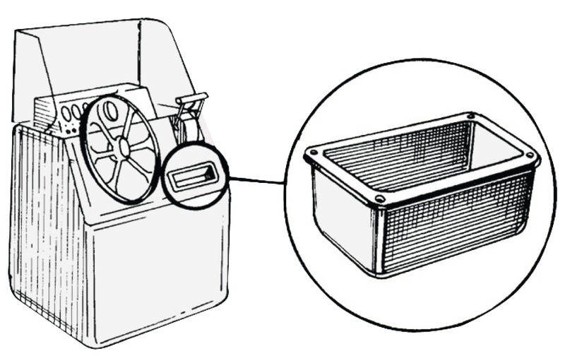 Storage box 200 x 100 x 100 mm