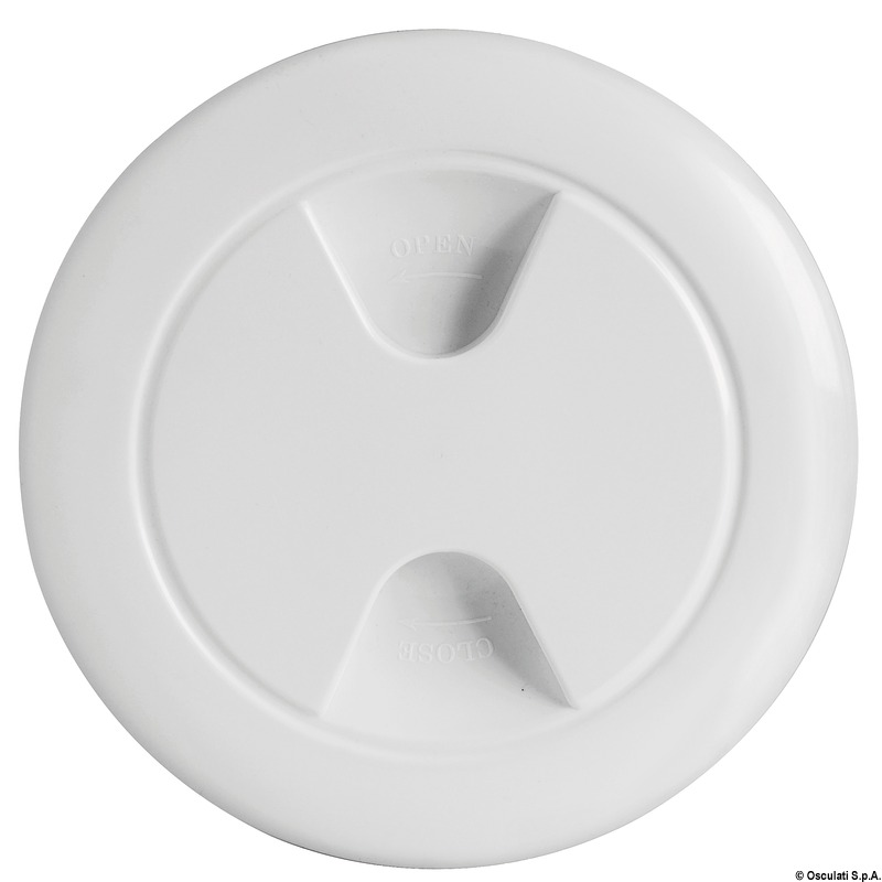 Inspection hatch white polypropylene 102 mm