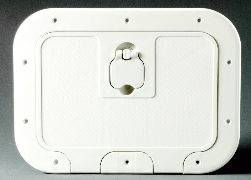 White locker w/lid 280 x 180 mm D-front