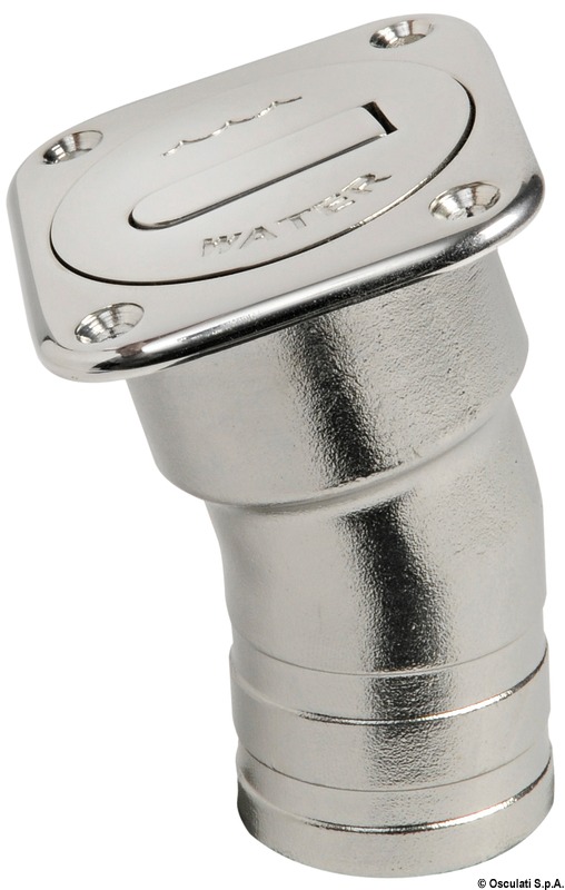 Square Diesel deck filler long version 38 mm