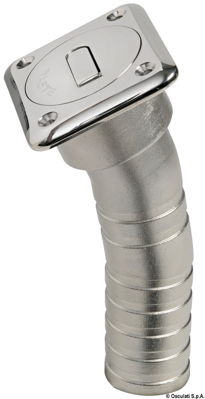 Square Waste deck filler long version 38 mm