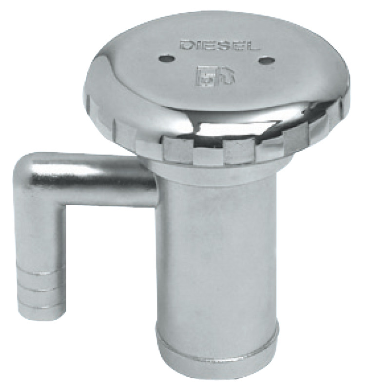 WATER plug mirror polished AISI316 w/vent 38 mm