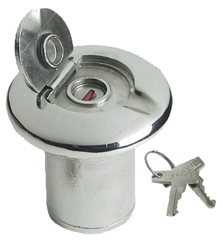 Fuel deck filler AISI 316 RINA 38 mm