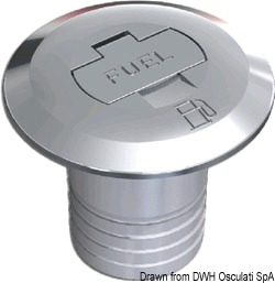 Fuel straight deck filler 50 mm