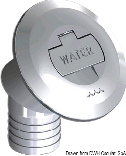 Water 30°-tilted deck filler 38 mm