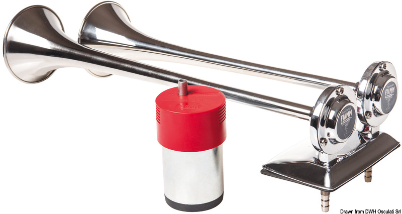 FIAMM trumpet horn w/compressor 24 V