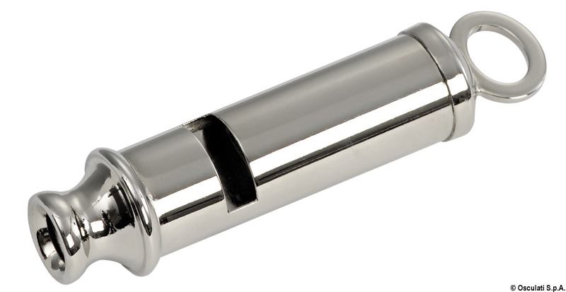 Chromed brass whistle Fog-Bell