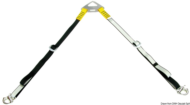 2-arm dinghy lift system