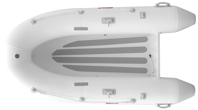 V-hull aluminium dinghy 2.90m 7.5HP 3p