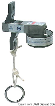 Liferaft hydrostatic hook