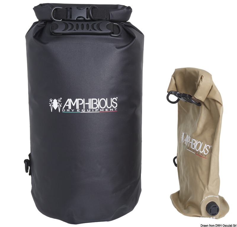 Amphibious Tube Light Evo watertight bag 40 l grey