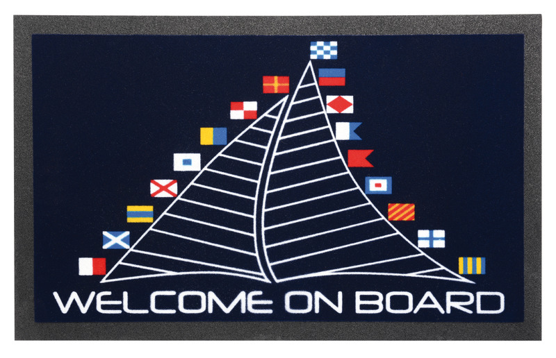 Format antiskid doormat 50 x 80 cm Flags