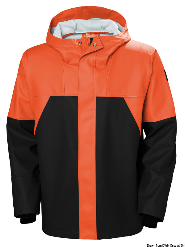 HH Storm Rain jacket orange/black S