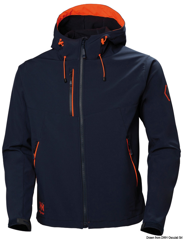 HH Chelsea Evo Hooded Softshell navy blue S