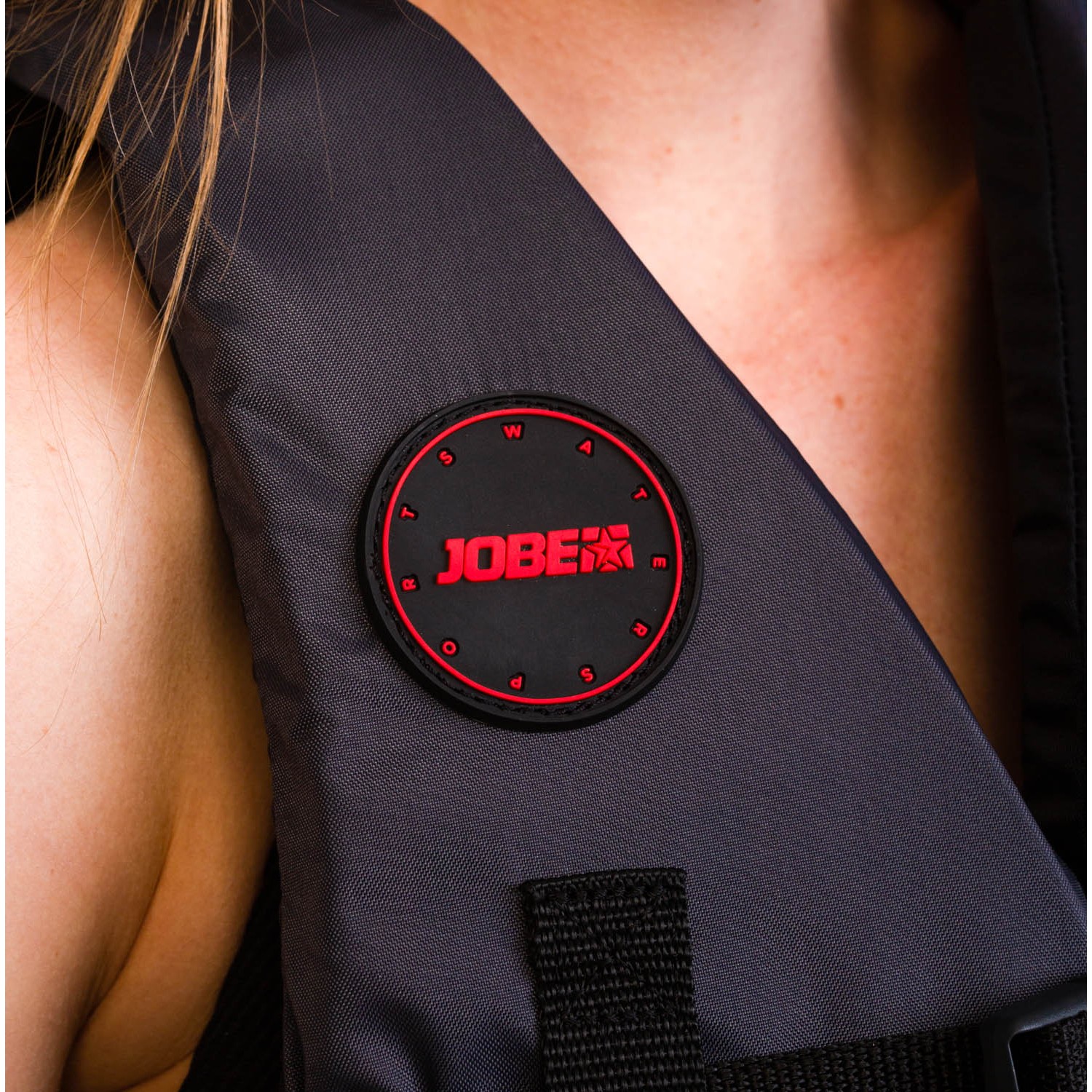 Peldveste Jobe 4 Buckle Black 50N - Izmērs XL