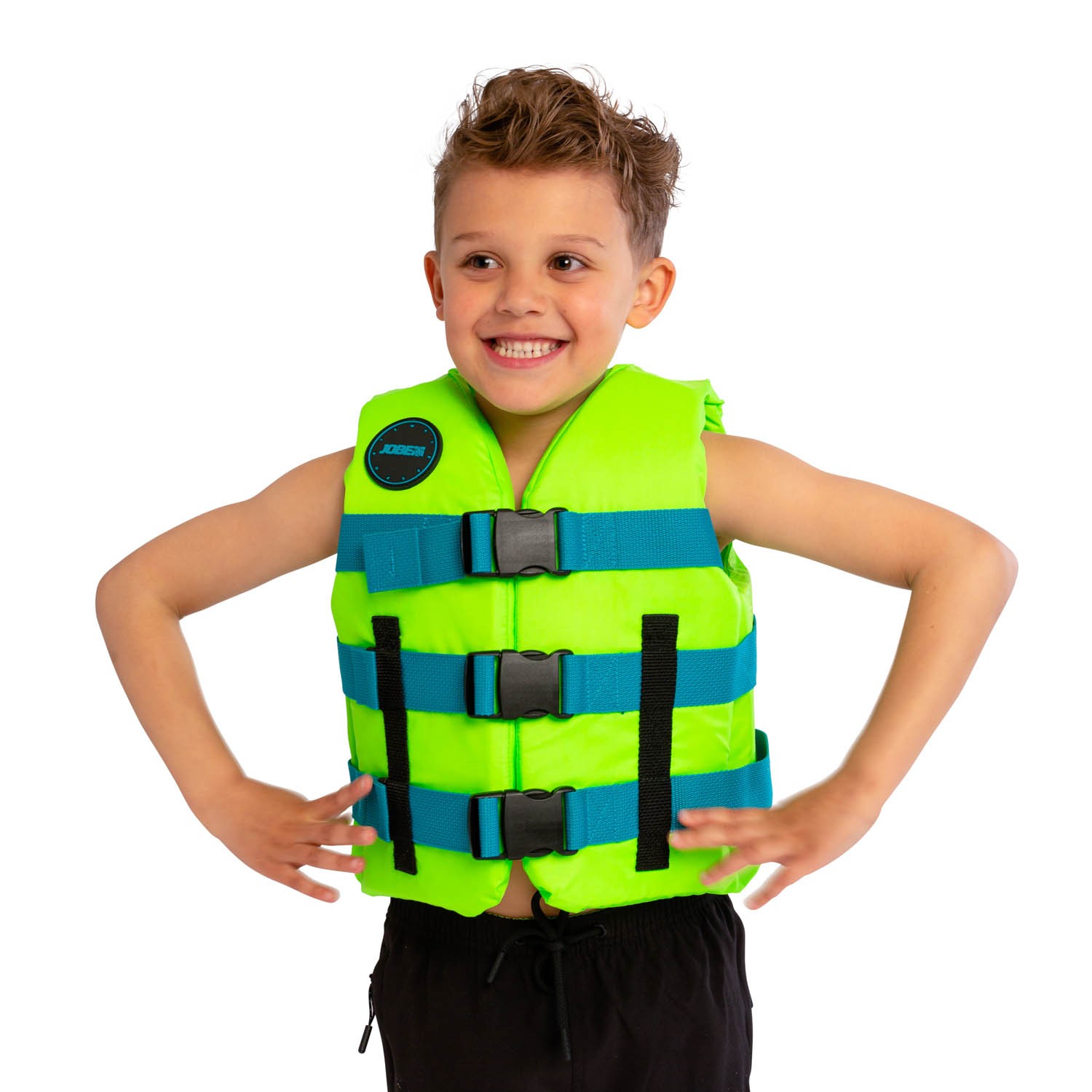 Nylon Vest Youth Lime Green 50N 30-40KG