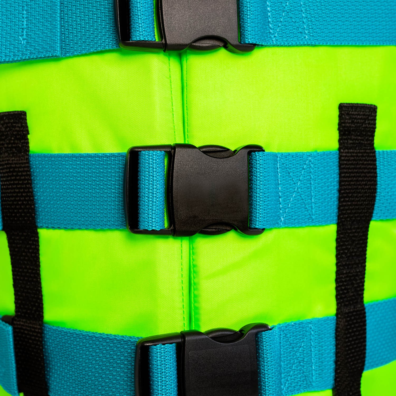 Nylon Vest Youth Lime Green 50N 30-40KG